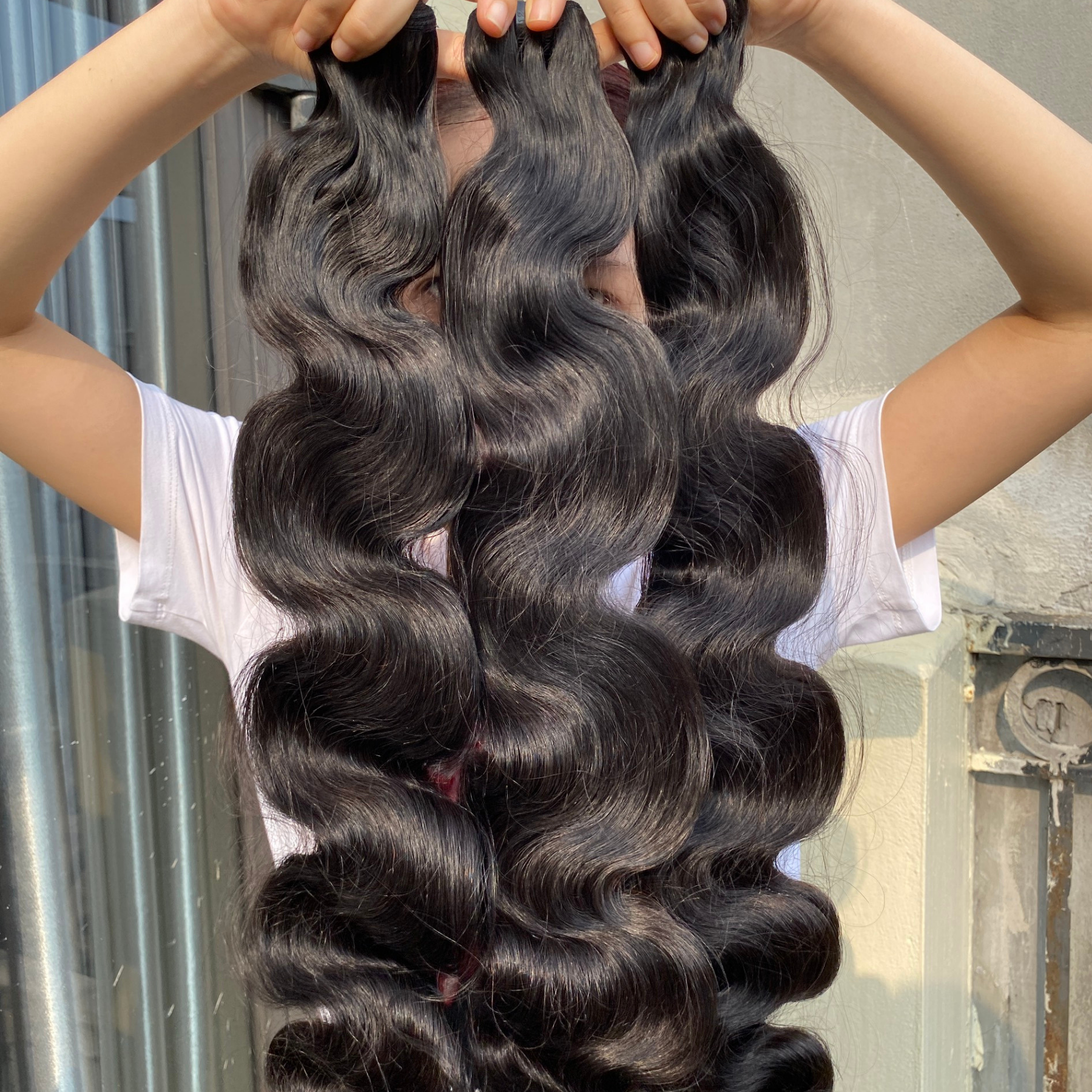 Vietnamese human hair wigs , cuticle aligned raw Vietnamese hair high quality