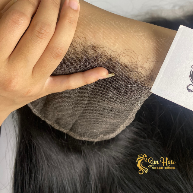 Vietnamese Human Hair Bundles With Lace Closure Virgin Cuticle Aligned Hair Extensions Human Hair Products