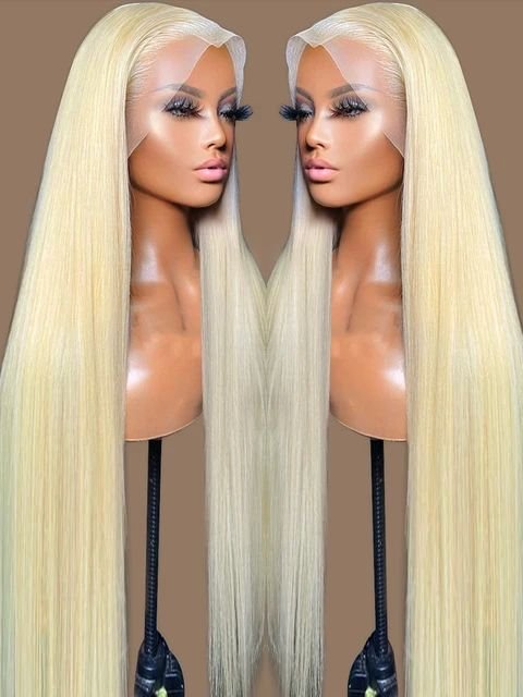 613 Human hair Wig Wholesale Raw Cambodian Hair 13*4 Hd Lace Frontal Wig Vendor 613 Glueless Blonde Wigs for Black Women