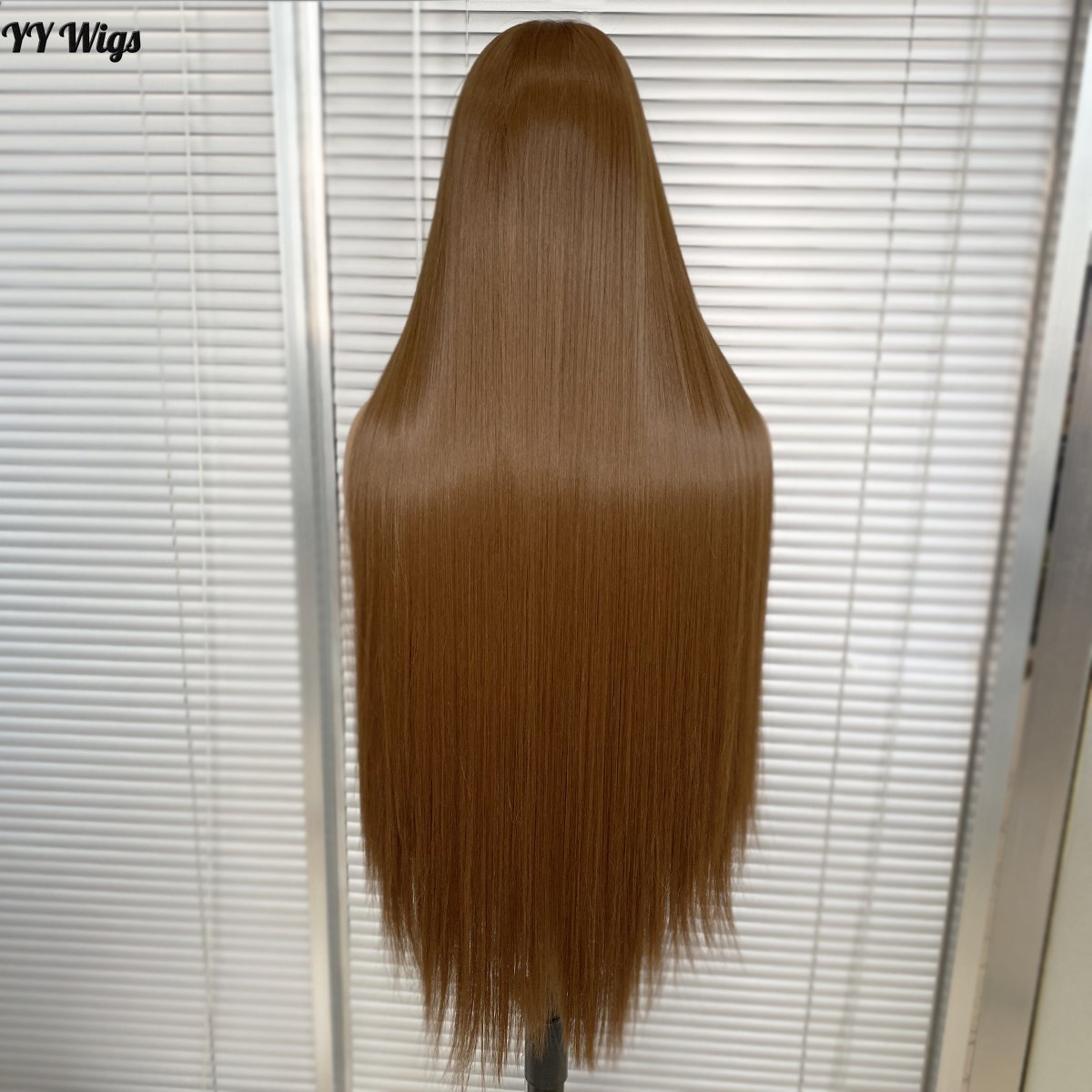 30inch Long 13x6 Silky Straight 30# High Heat Resistant Half Hand Tied Synthetic Lace Front Wig Women Futura Glueless Available