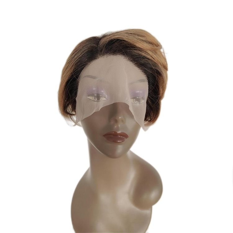 Pixie Cut Human Hair Wigs Vendors Short Bob Frontal Closure Wig,Brazilian Virgin Wigs For Black Women