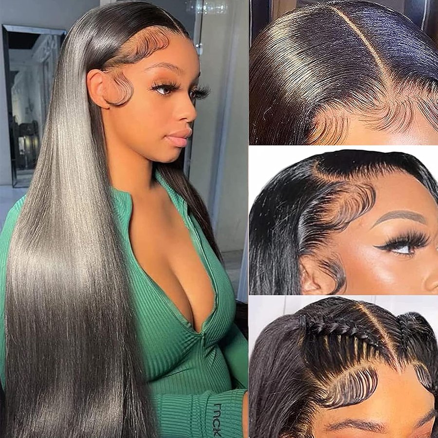 Wear And Go HD Lace Wig 150% Density Brazilian Straight Virgin Human Hair Lace 9X6 HD Closure Wig Pre Plucked