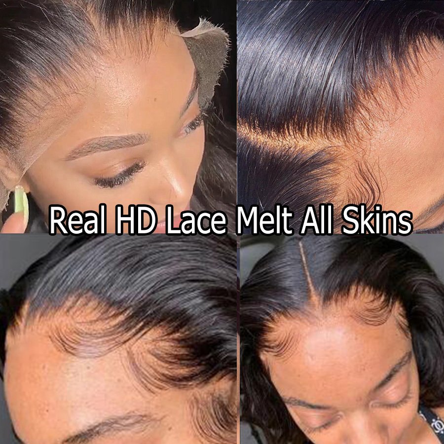 Wear And Go HD Lace Wig 150% Density Brazilian Straight Virgin Human Hair Lace 9X6 HD Closure Wig Pre Plucked