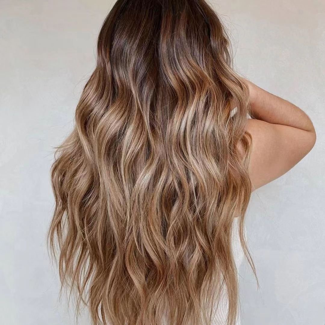 Hot Selling Ombre Highlights Blonde Color Body Wave Human Hair Wigs 100% Virgin Glueless 13x4 Lace Front wig For Woman