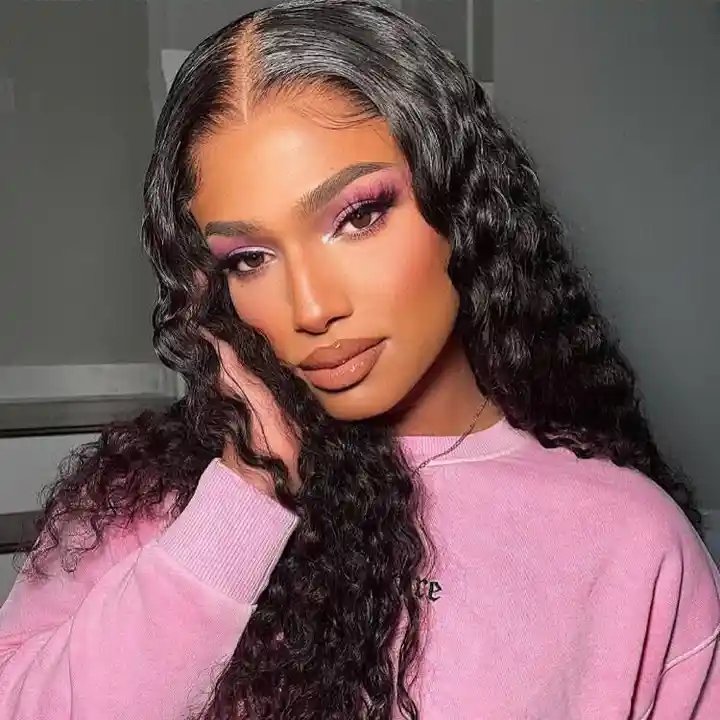 Wholesale Cambodian Raw Human Hair Wig Vendor, 150% 180% Density Transparent Lace Frontal Human Hair Wigs For Black Women