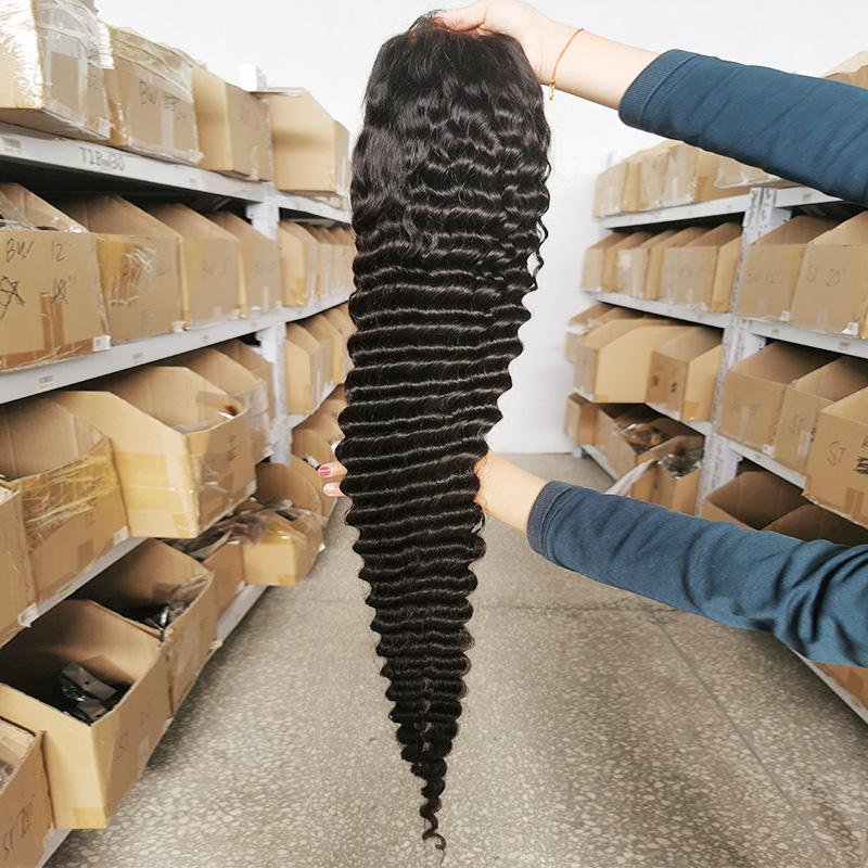 Wholesale Cambodian Raw Human Hair Wig Vendor, 150% 180% Density Transparent Lace Frontal Human Hair Wigs For Black Women