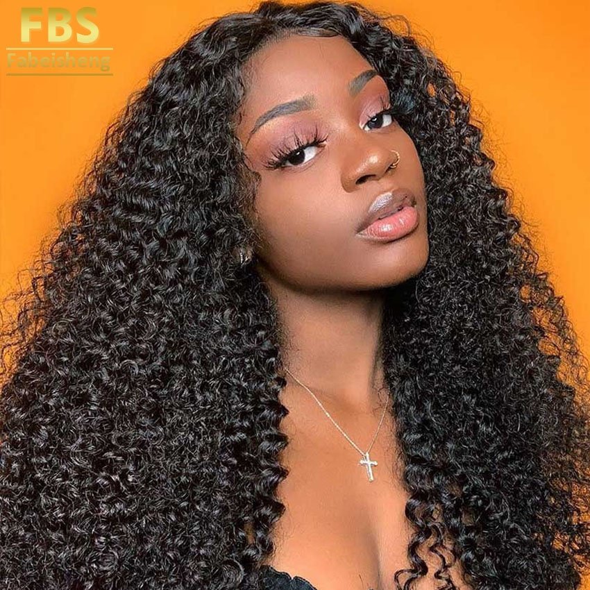 FBS Different Styles Black and 613 Body Wave Deep Curly Deep Wave 13x4 Lace Front Human Hair Wigs for Woman