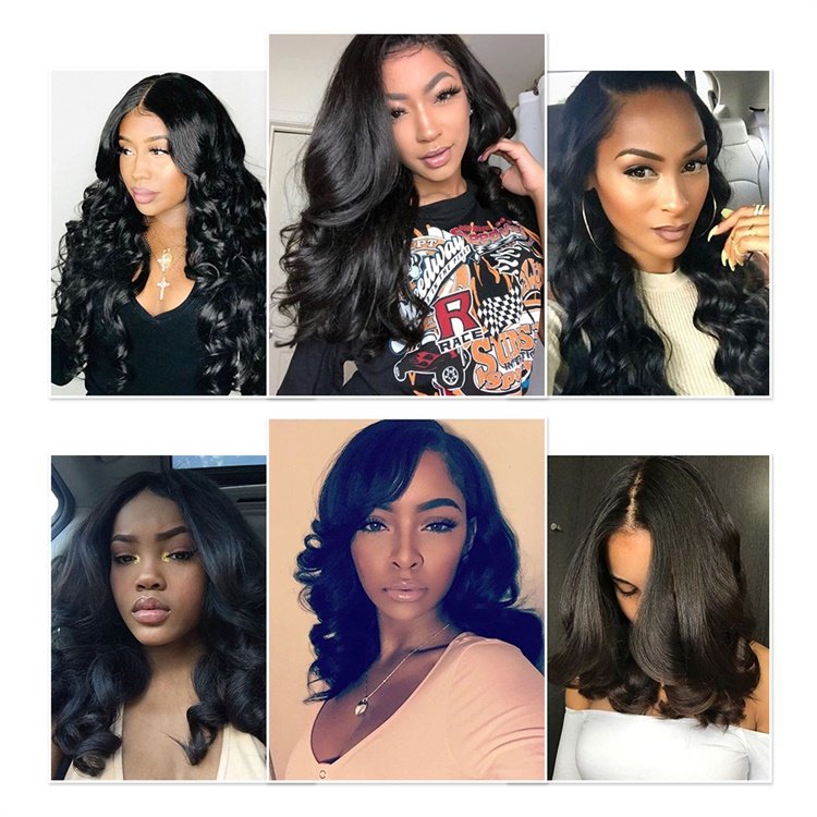 ZSF Human Hair Wig Wholesale Body Wave Brazilian Hair Lace Frontal Wig Virgin Cuticle Aligned Hair Wig For Black Women