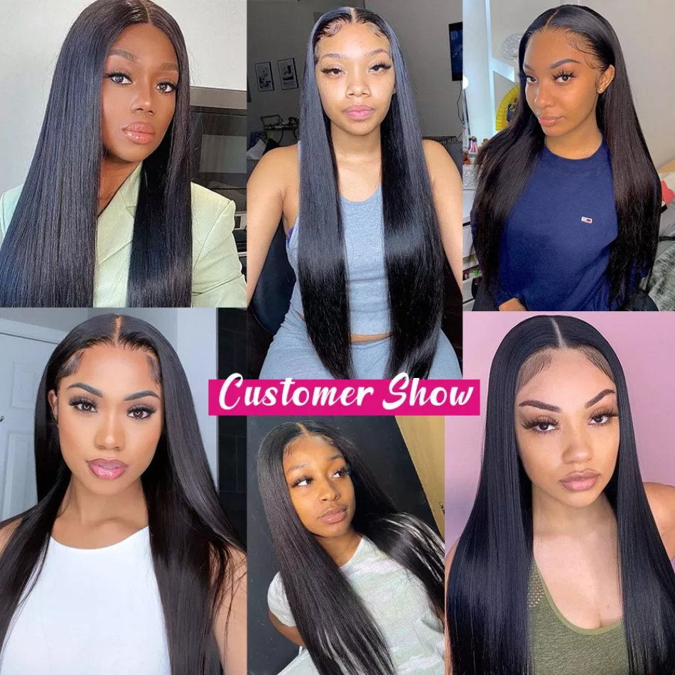 200% Glueless Pre plucked Human Hair Wigs Ready To Go 6x5 HD Closure Wig Wear Go Bleached Knots Lace Front Wig For Women