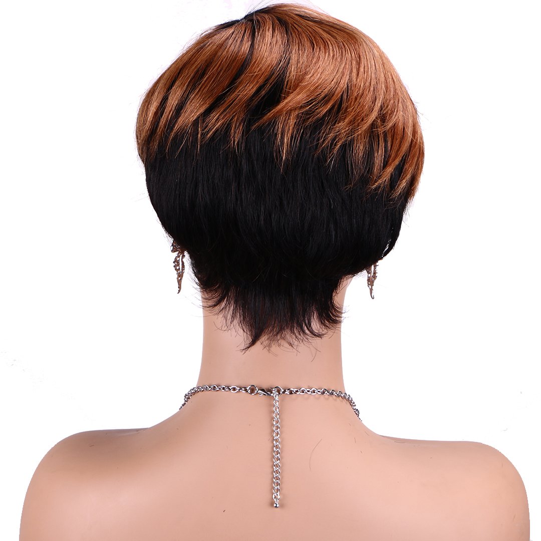 Sharopul Straight hair bob wig short human hair style popular in Africa natural black color