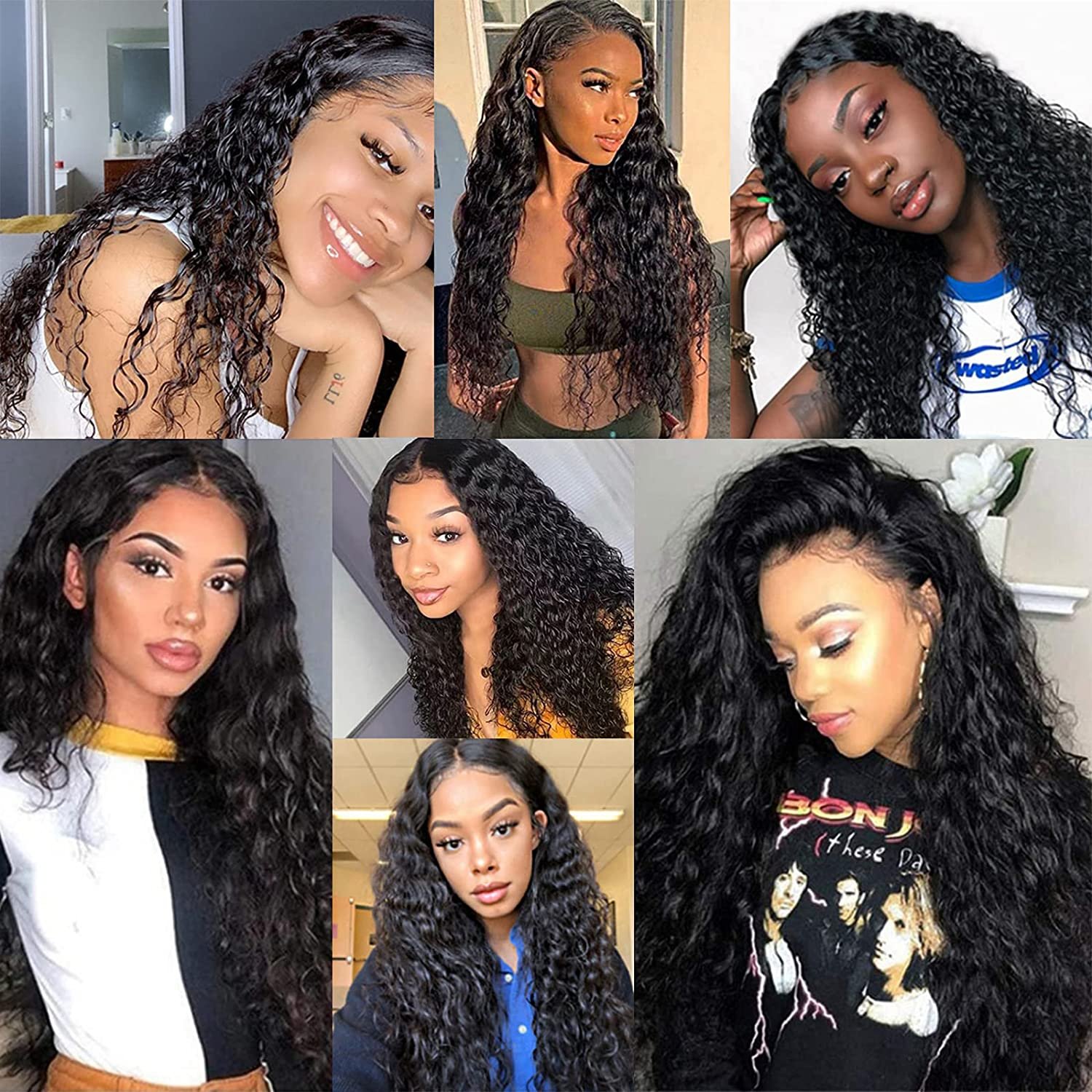 Water Wave 13X4 Hd Human Hair Lace Front Wigs Raw Brazilian Curly Human Hair Wigs Glueless HD Lace Frontal Wigs For Black Women