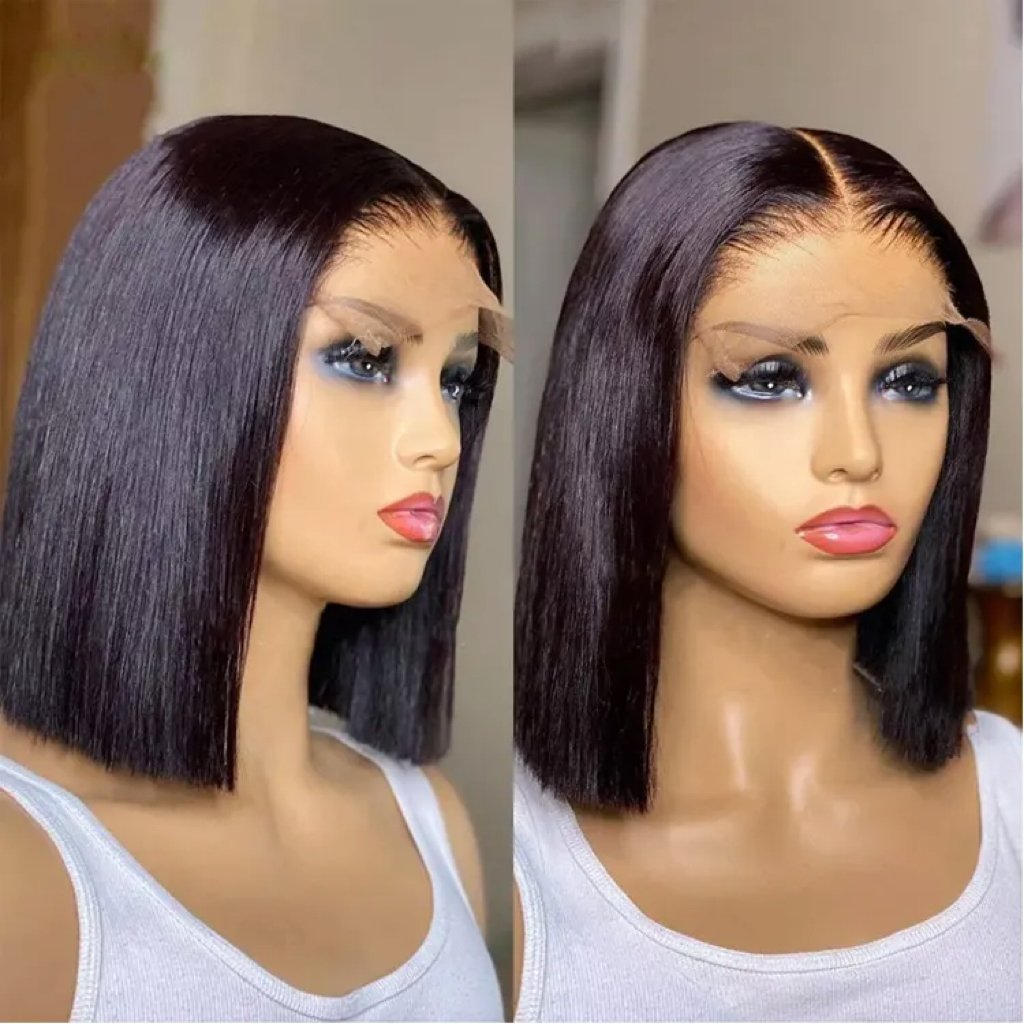 13X4 Lace Front Color Bob Wig Human Hair Vietnam Raw Vietnamese Hair Bone Straight Short Bob Wigs,Human Hair Wigs
