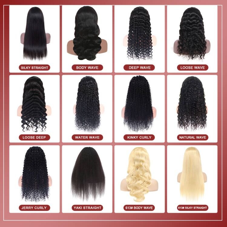 Human Hair Lace Wig Vendor Wholesale Virgin Brazilian HD Full Lace Frontal Wigs Transparent Lace Front Human Hair Wig