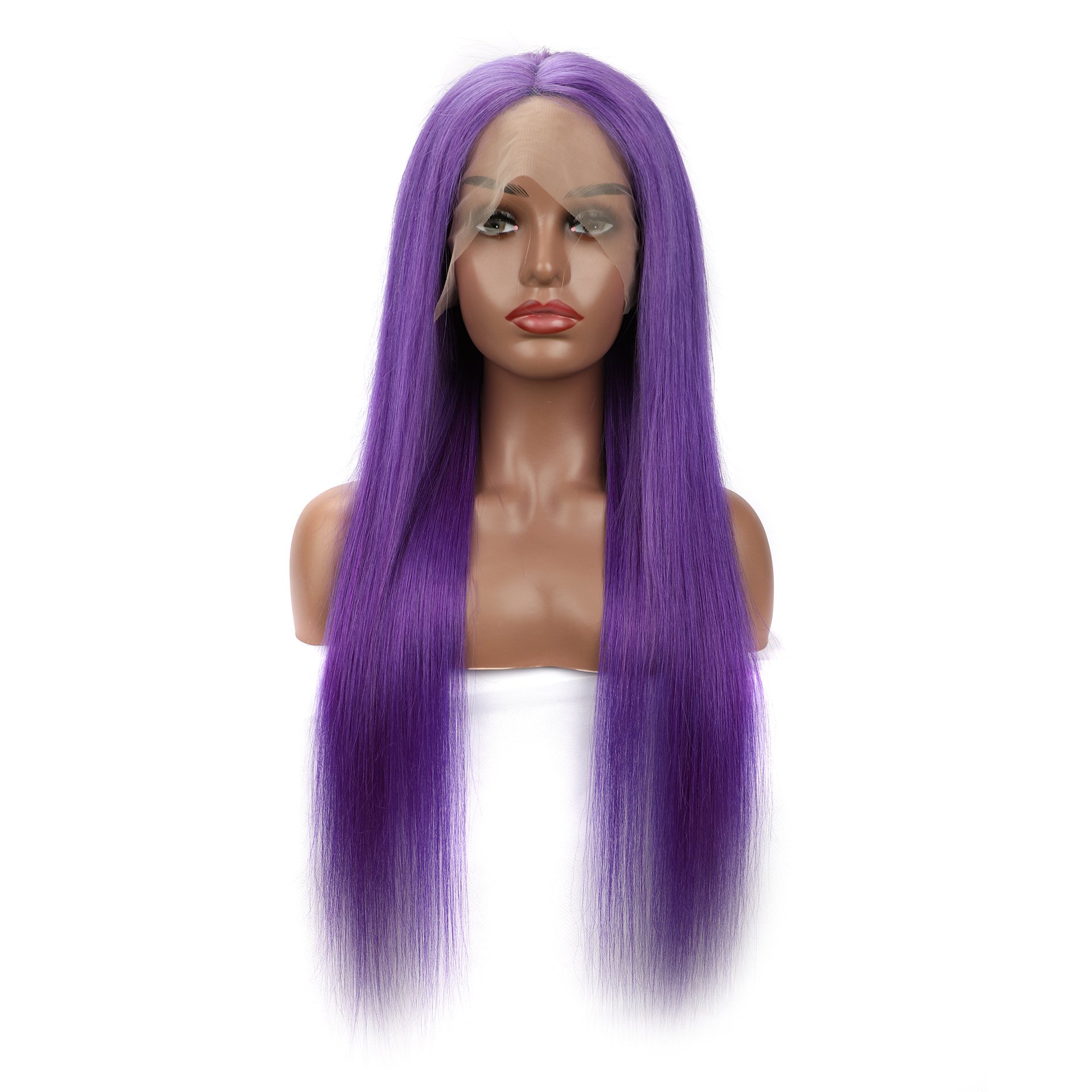 Cuticle alignedcolor human hair wigs for black women bone straight human hair wigs