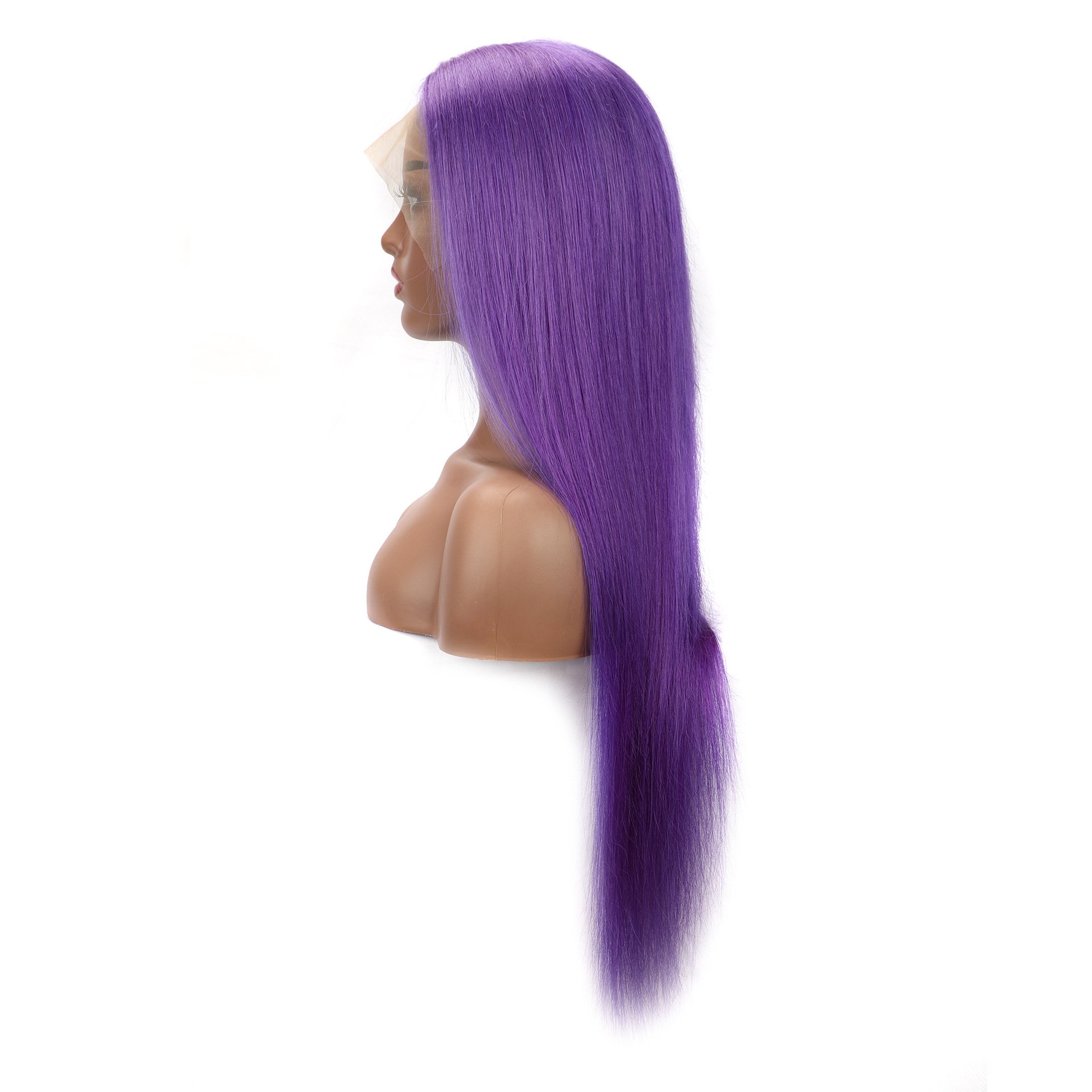 Cuticle alignedcolor human hair wigs for black women bone straight human hair wigs