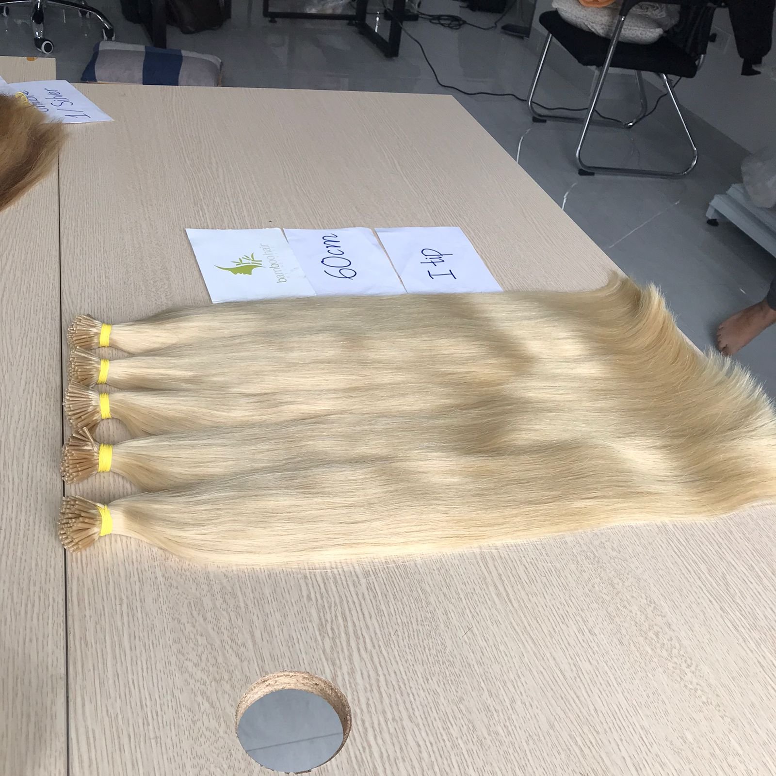 I-Tip Human Hair Extensions Unprocessed 100% Virgin Raw Vietnamese Hair I Tip Hair Extension Keratin Pre Bonded