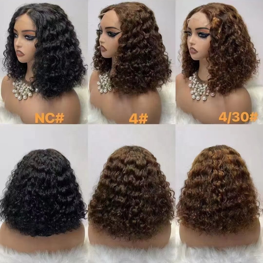 Cheap Short Bob Body Wave 4x4 HD Lace Frontal Wigs Glueless Natural Human Hair Wig Raw Vietnamese Hair original Human Hair Wigs