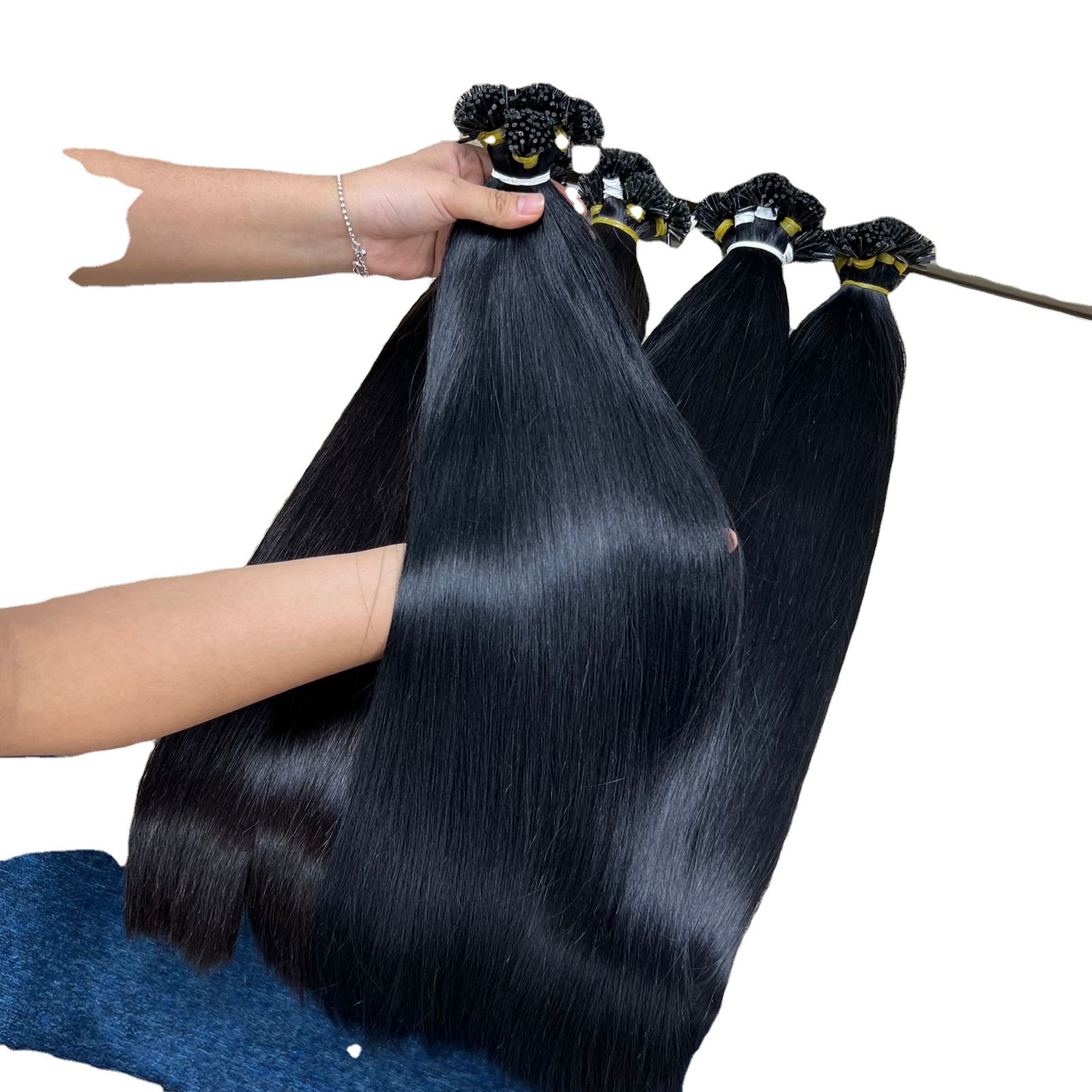 Bone straight wholesale raw hair weave bundle Human Hair Extensions silky and smooth Vietnamese human hair