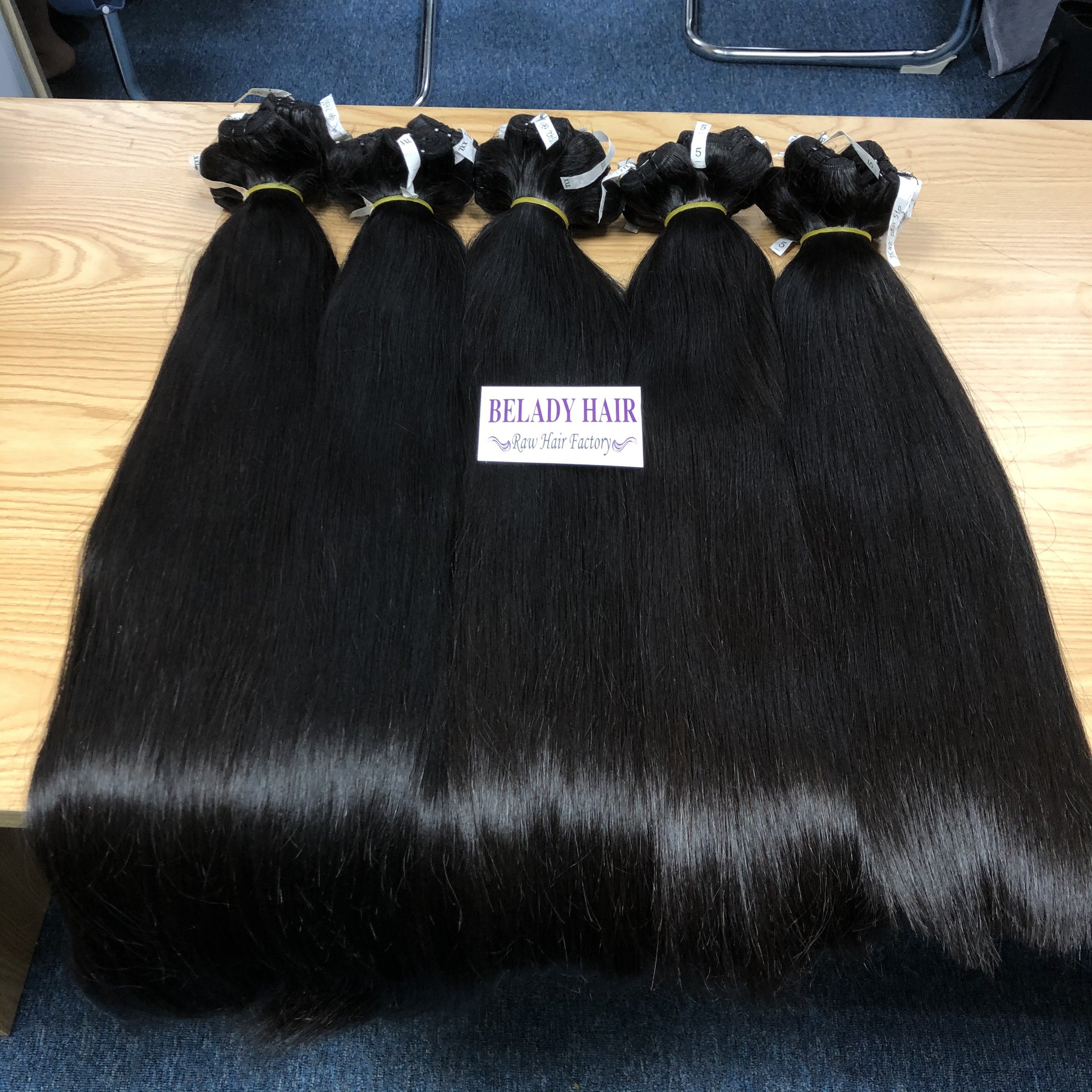 Bone straight wholesale raw hair weave bundle Human Hair Extensions silky and smooth Vietnamese human hair