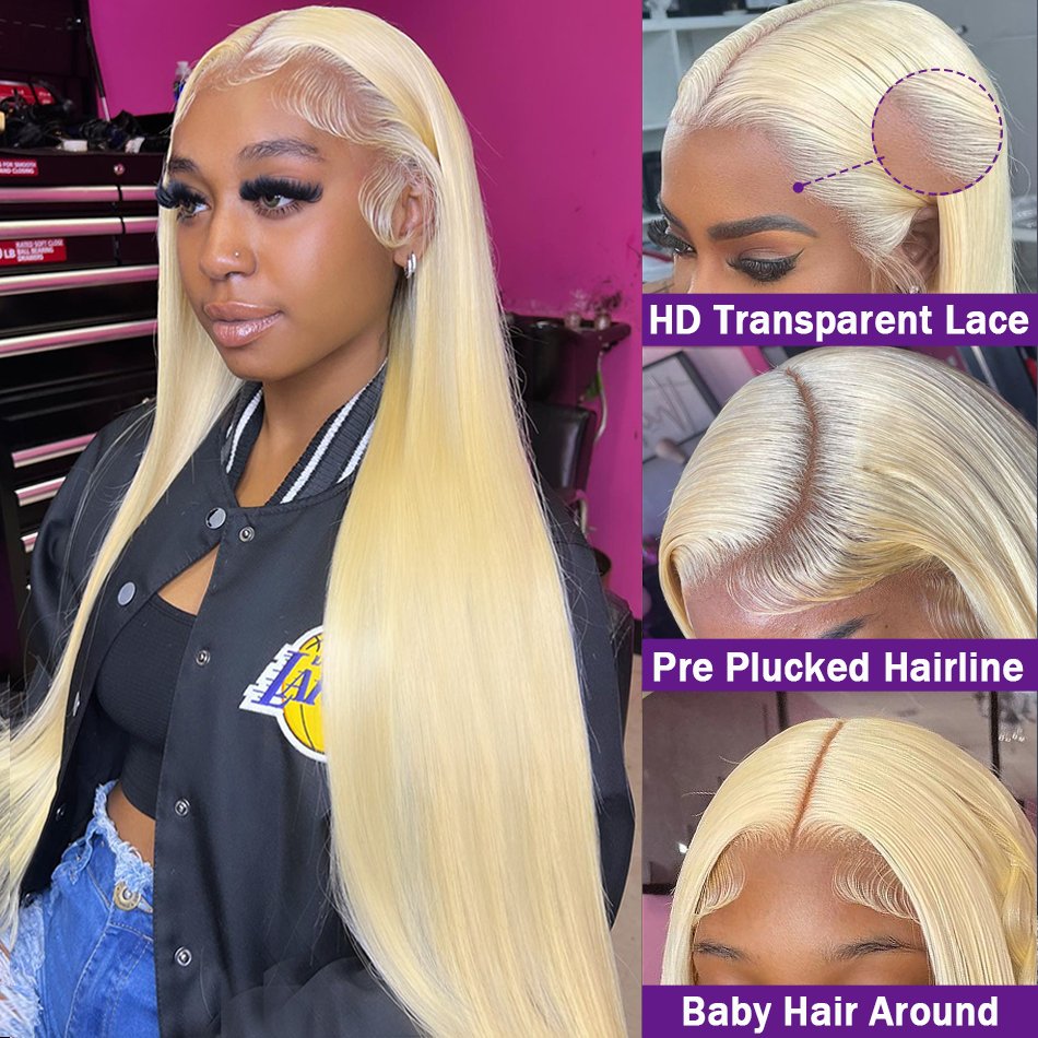 YESWIGS Blonde 613 Full Lace Human Hair Wigs Cheap Hd Lace Frontal Wigs Raw Brazilian Human Hair Lace Front Wigs For Black Women