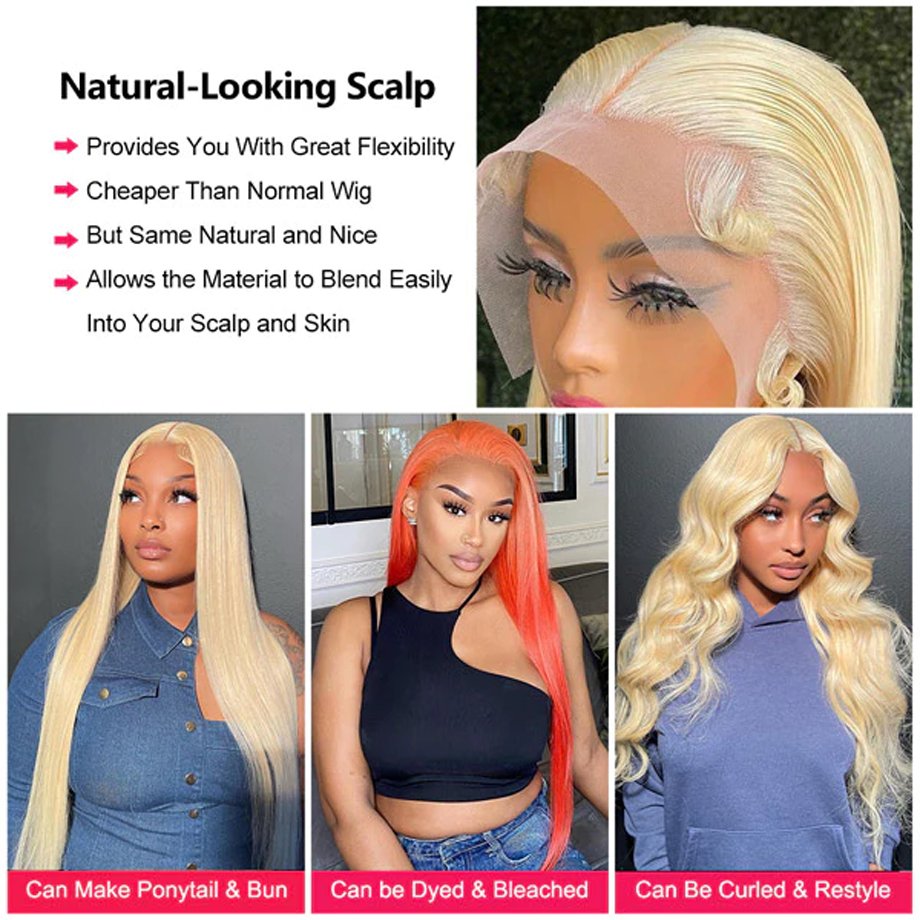 YESWIGS Blonde 613 Full Lace Human Hair Wigs Cheap Hd Lace Frontal Wigs Raw Brazilian Human Hair Lace Front Wigs For Black Women