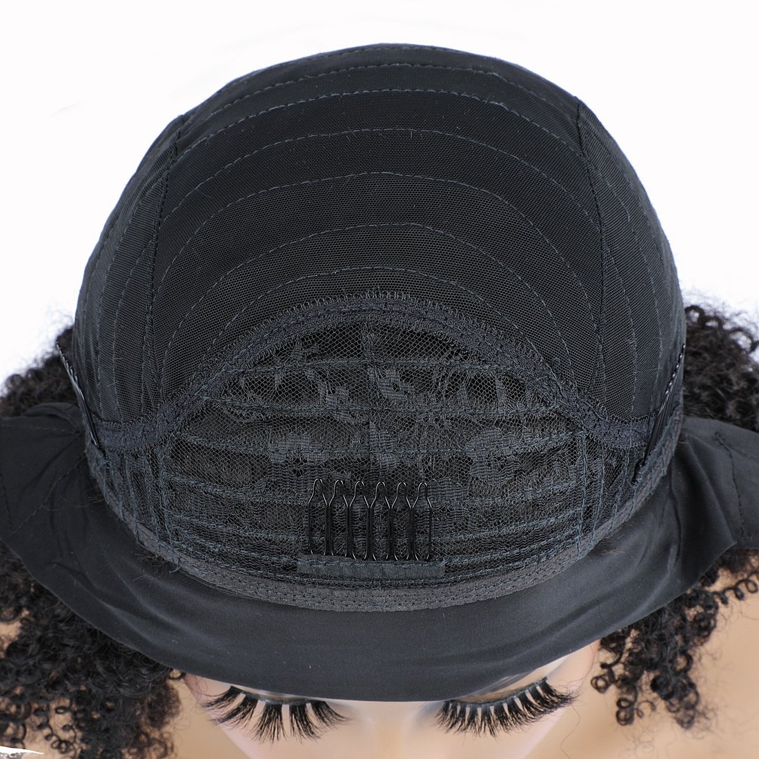 150% Density Peruvian Kinky Curly Head Band Human Hair Wigs 10"~40" Available Factory Headband Human Hair Wigs for Black Women