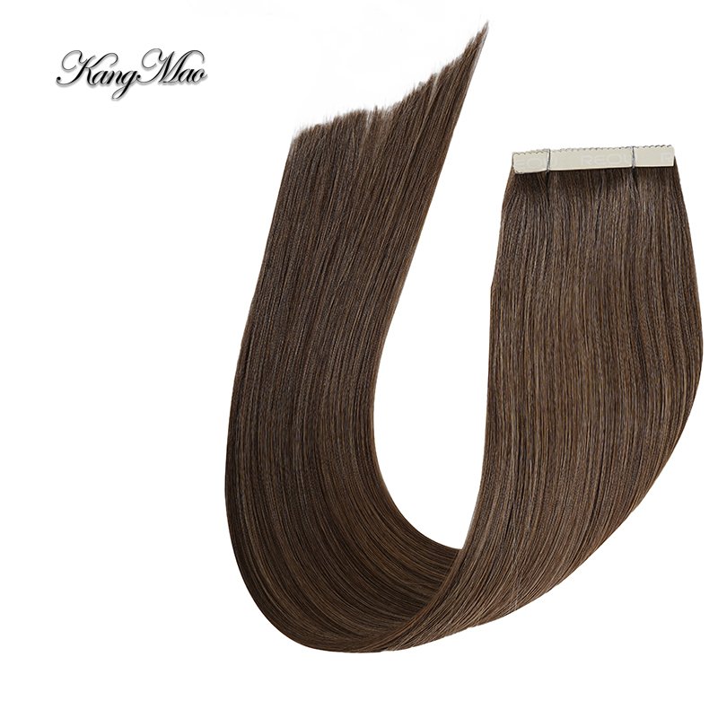 Top Quality No Tangle No Shedding Human Hair Super Double Drawn Russian Hair Pu Tape Remy Hair Extension