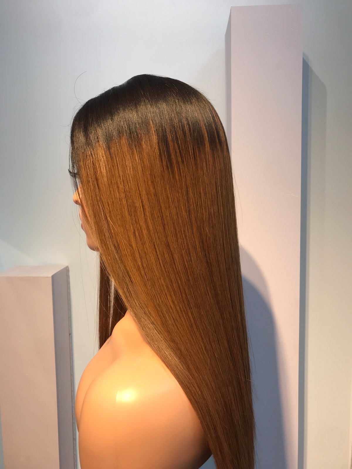 Ombre Brown Silky Straight Double Drawn 100% Raw Vietnamese Cheap Human Hair Wigs Wholesale Human Hair Extensions