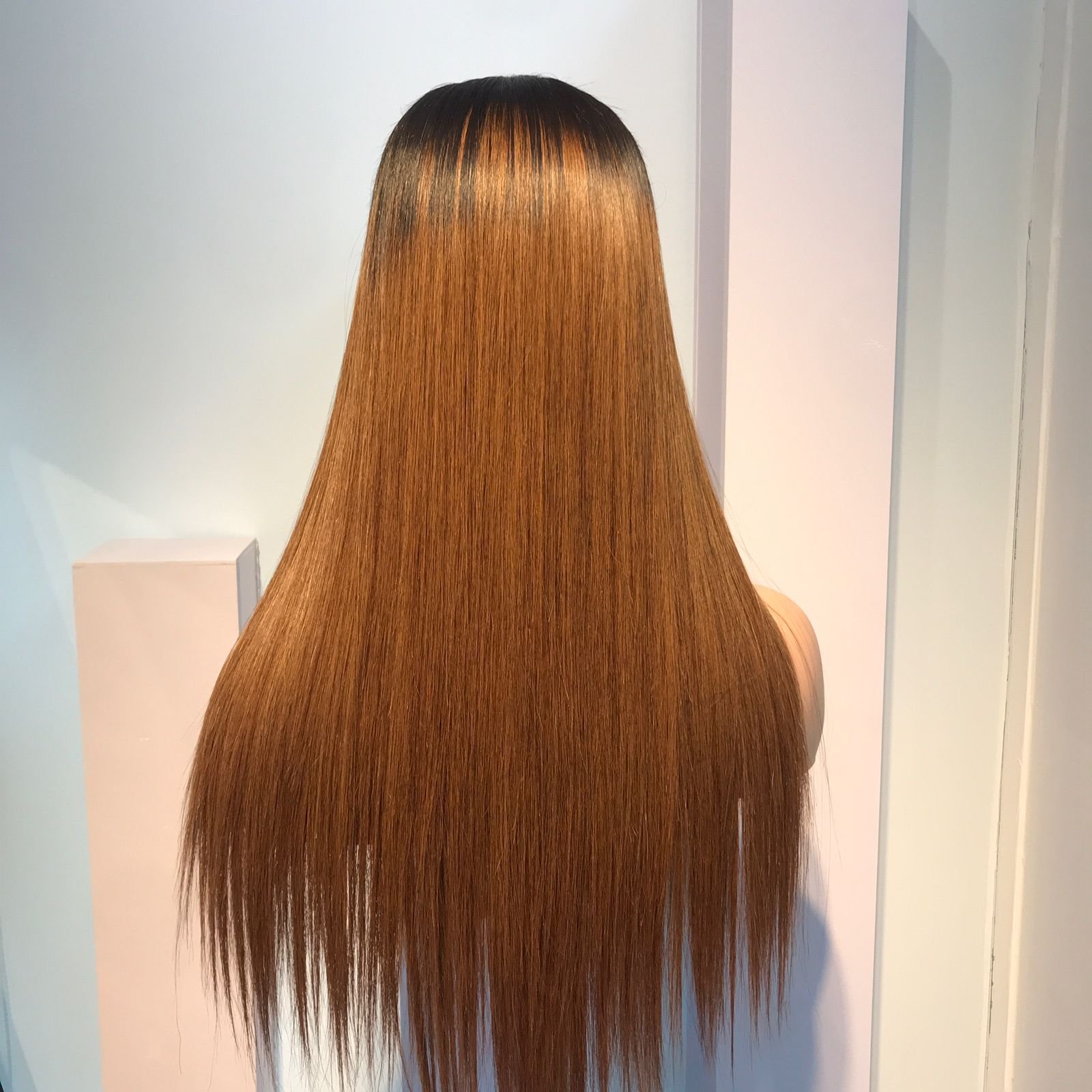 Ombre Brown Silky Straight Double Drawn 100% Raw Vietnamese Cheap Human Hair Wigs Wholesale Human Hair Extensions