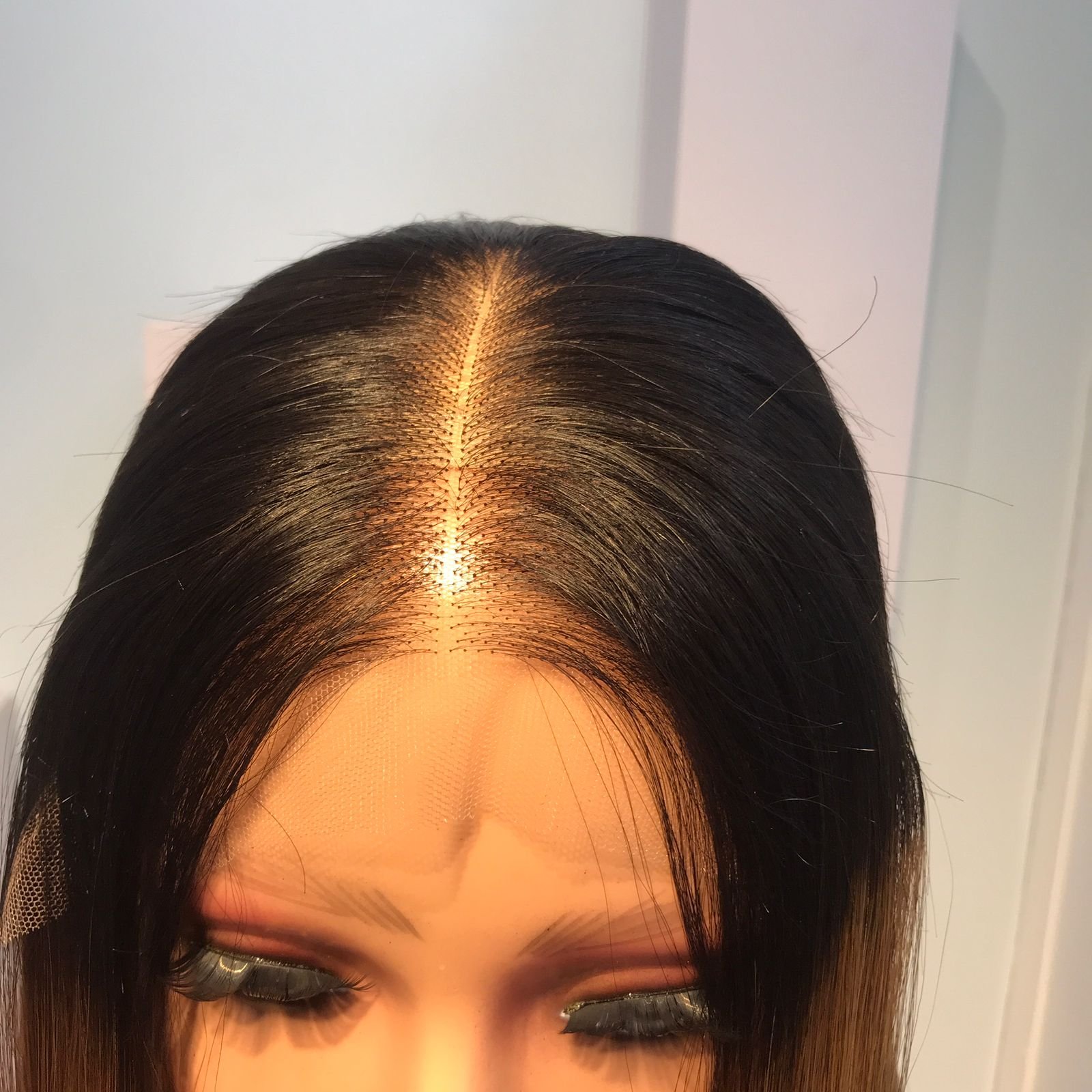 Ombre Brown Silky Straight Double Drawn 100% Raw Vietnamese Cheap Human Hair Wigs Wholesale Human Hair Extensions