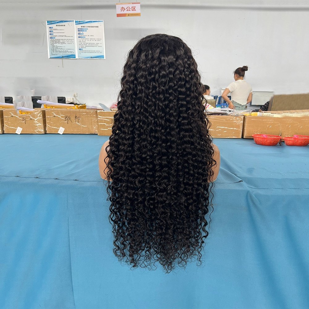 Vietnamese Raw Hair Pineapple Wave Wig Bone Straight 36 Inch Spanish Curly Wave Human Hair Wig 13 by 6 Burmese Curly Wave Wigs