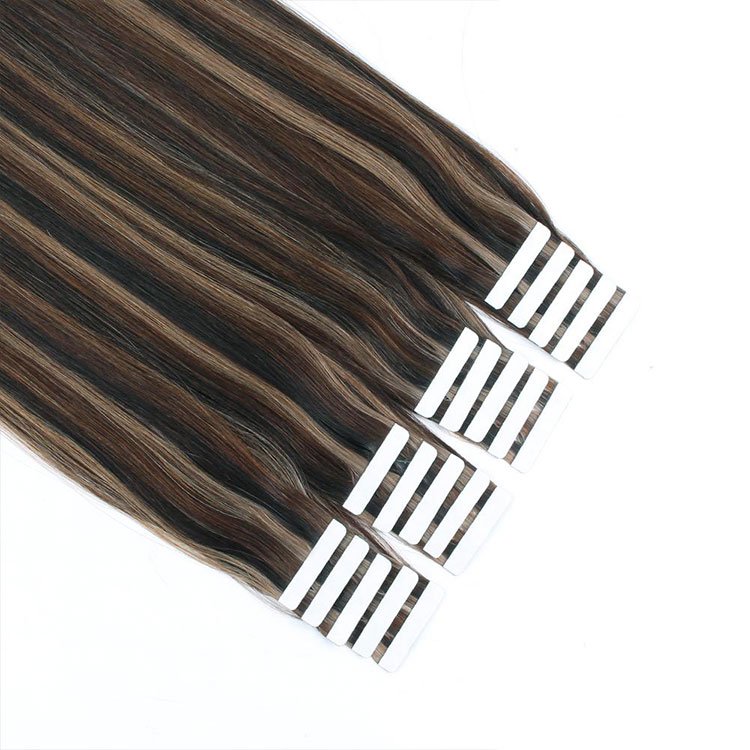 Wholesale Double Drawn Remy Skin Weft Tape In Hair Extensions 100% Human Cuticle Hair Tape Hair Extensions