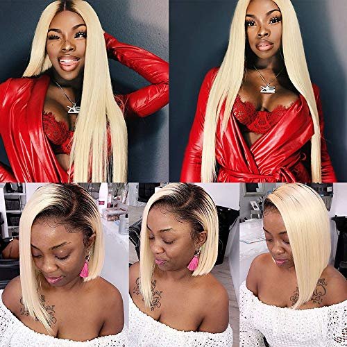 Perruquesnaturel Cheveux Humain 1b613 Ombre Blonde Silky Straight 13x4 HD Lace Frontal Wig Human Hair Perruquesnaturel Brsilien