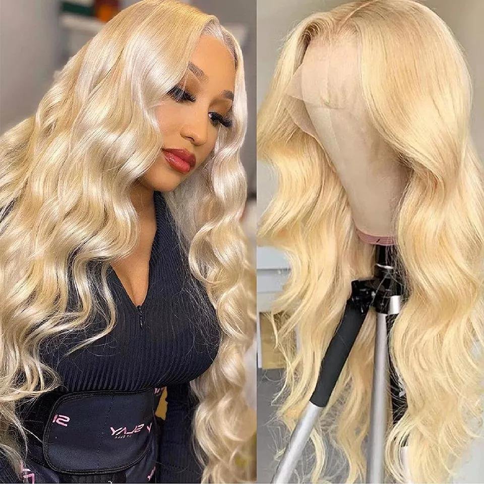 50 Inch 613 Wig 13x4 Lace Front Human Hair Wig Full Lace 13x6 Hd Lace Frontal Blonde Body Wave Wig