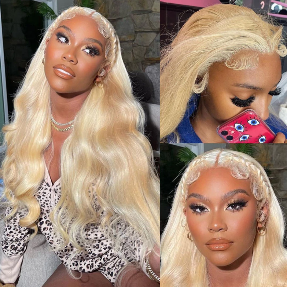 50 Inch 613 Wig 13x4 Lace Front Human Hair Wig Full Lace 13x6 Hd Lace Frontal Blonde Body Wave Wig
