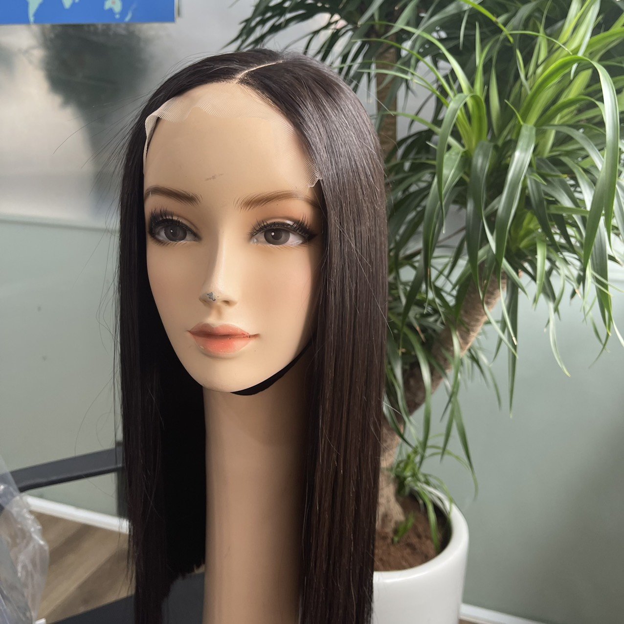 Factory Wholesale Raw Hair Bone Straight Human Hair Wigs Extensions