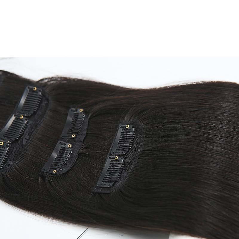 Factory bestsellers can be customized seamless natural bulk clip in hair extension