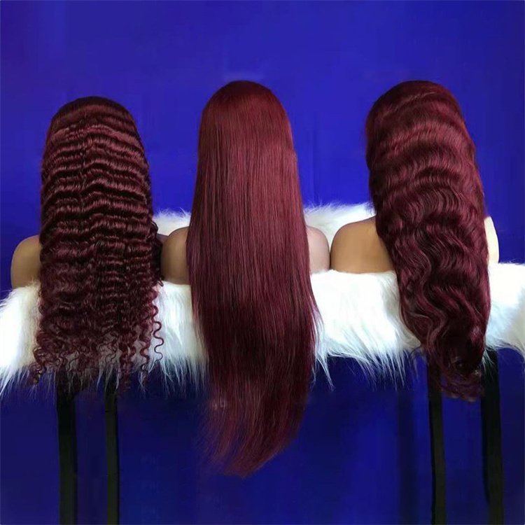 OEM 130% 150% 180% Density HD Full Lace Human Hair Wigs For Black Women Brazilian Virgin Hair Transparent Lace Front Wig Curly