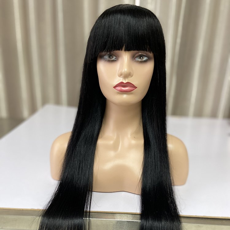 KAMA real human hair wigs silk straight hair wigs human hair toppers for women