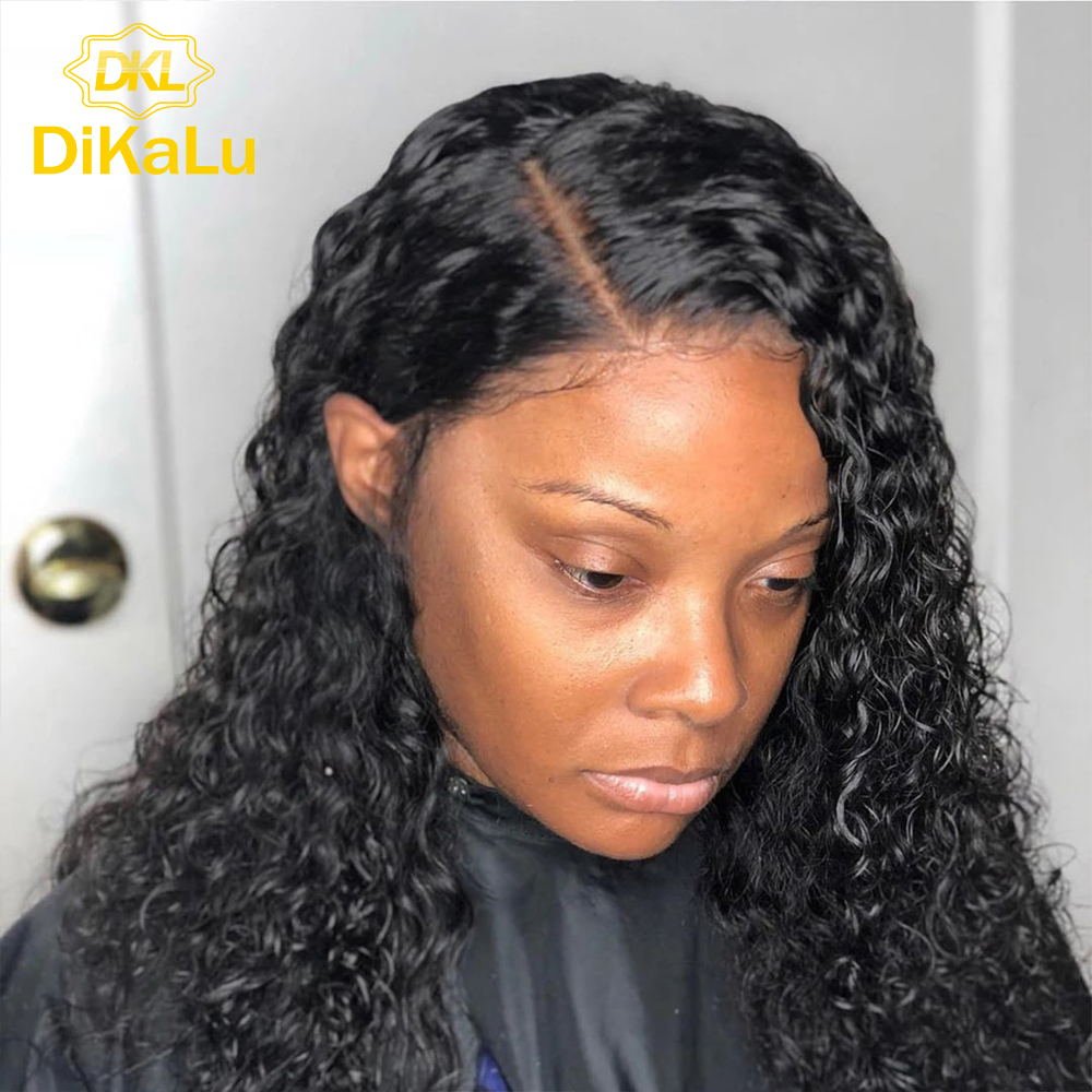 Wholesale 13x4 Curly Human Hair Wig,Hd Transparent Virgin 100% Human Hair Lace Wig,Virgin Cuticle Aligned Hair Lace Front Wig