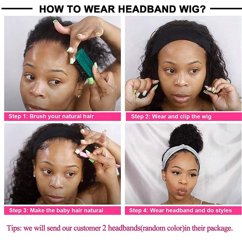 Ombre Ash Blonde Human Hair Headband Wigs for Black Women Body Wave Colored Ombre 1b 30 Wig Brazilian Remy Hair Glueless Wig