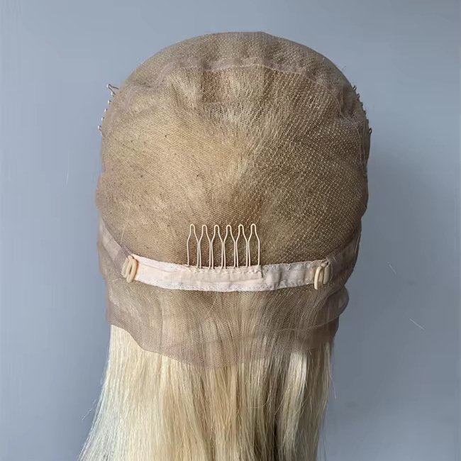 DX132 blonde 613 full lace wig raw full blond real human hair wig short 8 inch 10 inch hd lace wholesale cheap stock