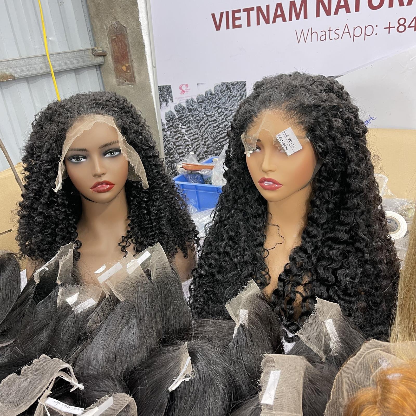 Transparent Lace Frontal Wig Raw Vietnam Human Hair 13x4 13x6 Lace Deep Wave Human For Black Women