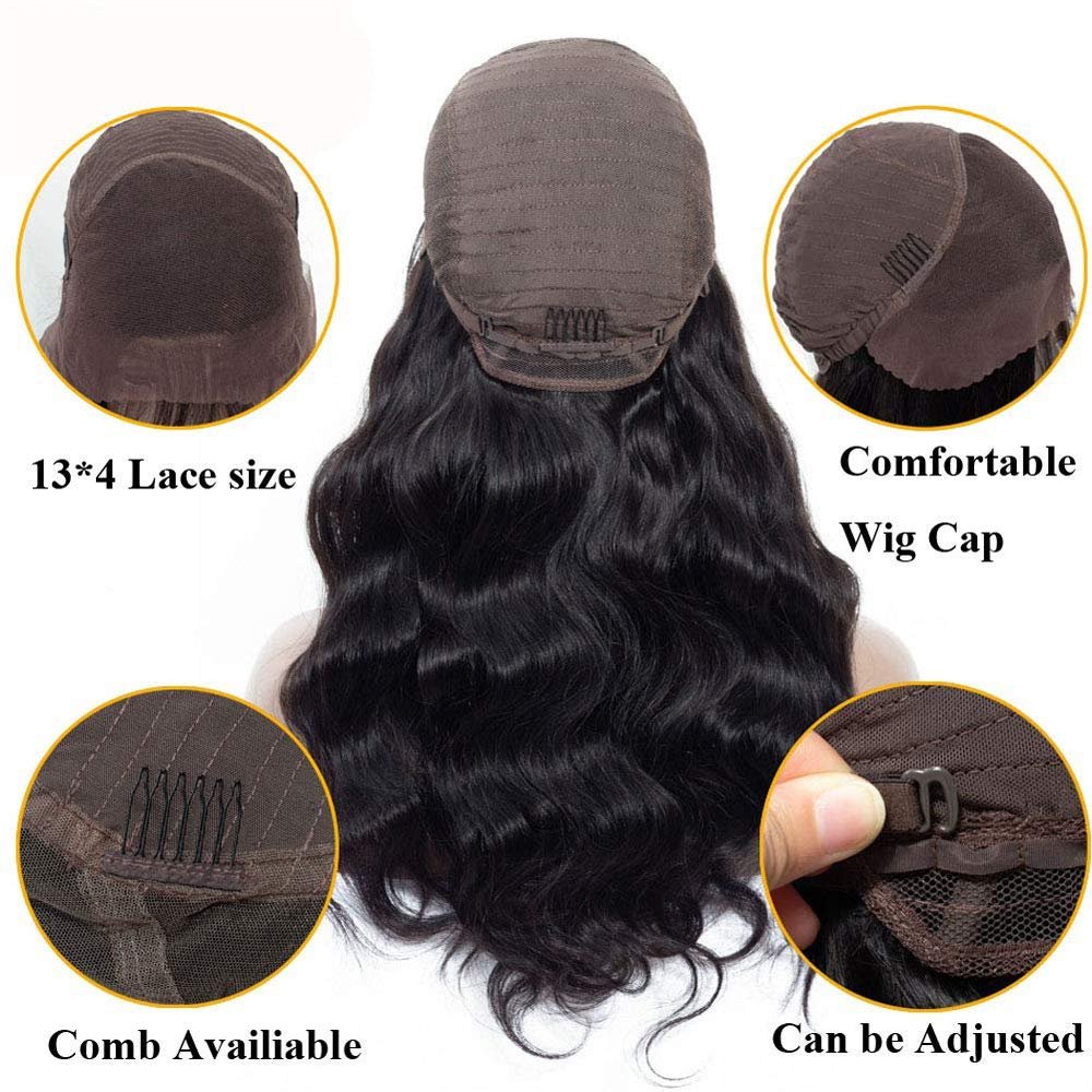 Highlight Wig Brown Straight Pre Plucked Transparent 13X4 Lace Frontal Wigs Piano Color Honey Blonde Human Hair Wigs