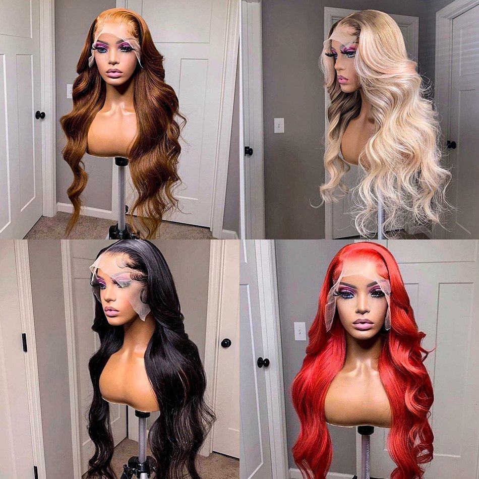 Glueless 40 Inch HD Lace Front Wig,HD Transparent Natural Human Hair Wigs,Brazilian HD 13X6 Lace Frontal Wigs For Black Women