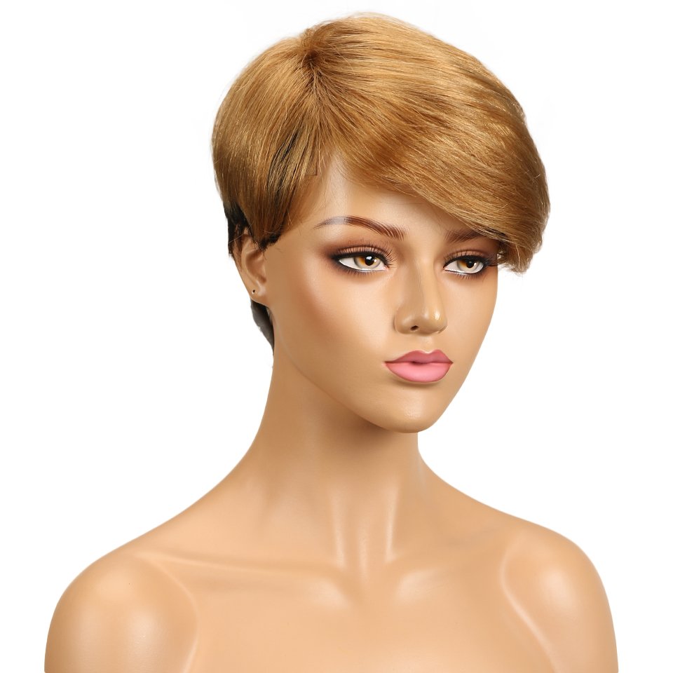 Pixie Cut Wig Human Hair Glueless Lace Closure Pre Cut Human Hair Short Pixie Wigs Pre Plucked with Baby Hair Wigs for Women