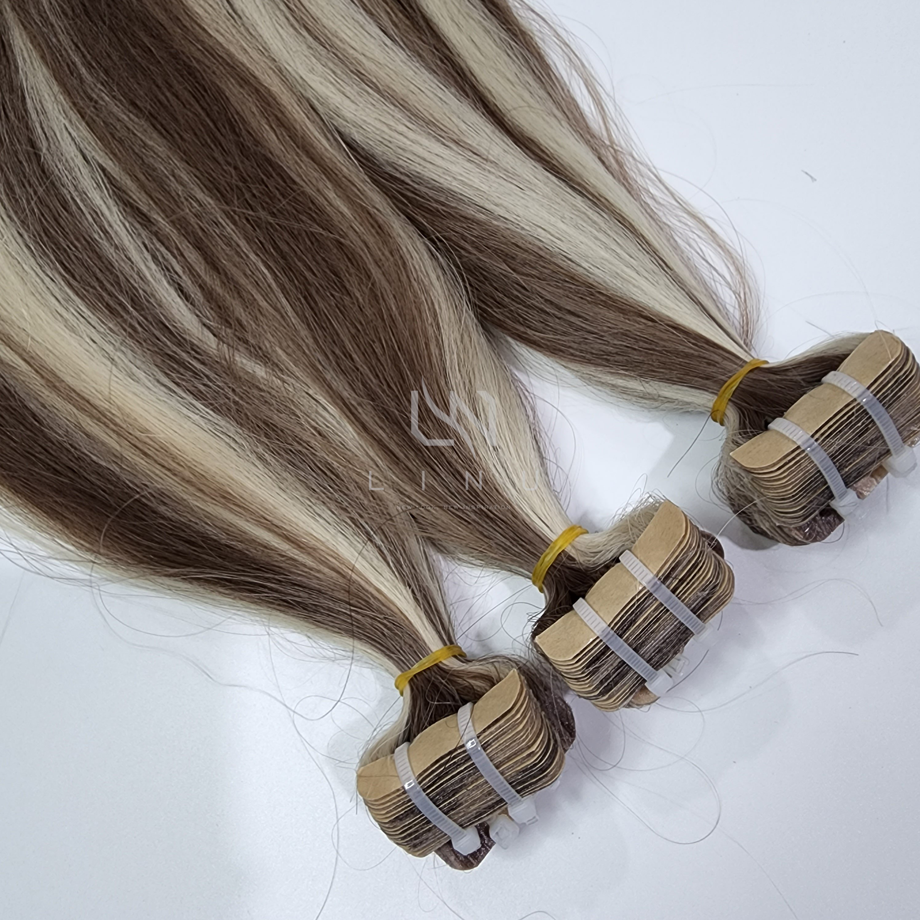 Human Hair Tape 100 Virgin Remy Tape in Hair Extension Double Drawn European DHL FEDEX UPS Genius weft