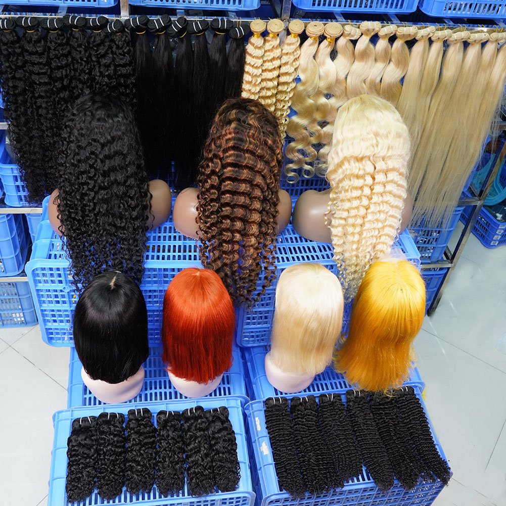 Wxjlonghair 13X4 13X1 T Part 4X4 Lace Frontal Wigs Kinky Curly Deep Wave Water Wave Straight Bob Human Hair Wigs For Black Women