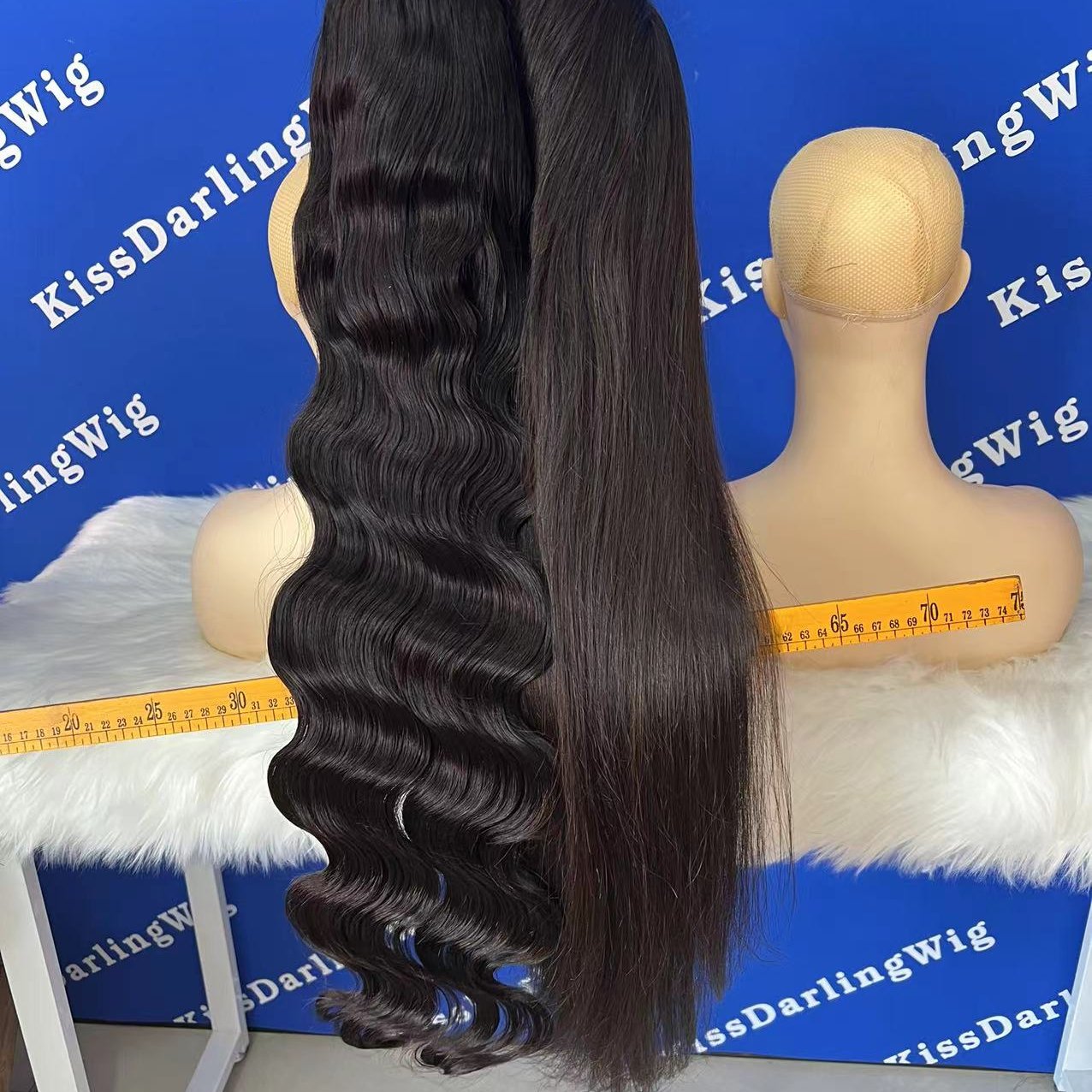 Wholesale13*4 Indian Virgin Cuticle Aligned Unprocessed Raw Remy human hair Lace Frontal Wig
