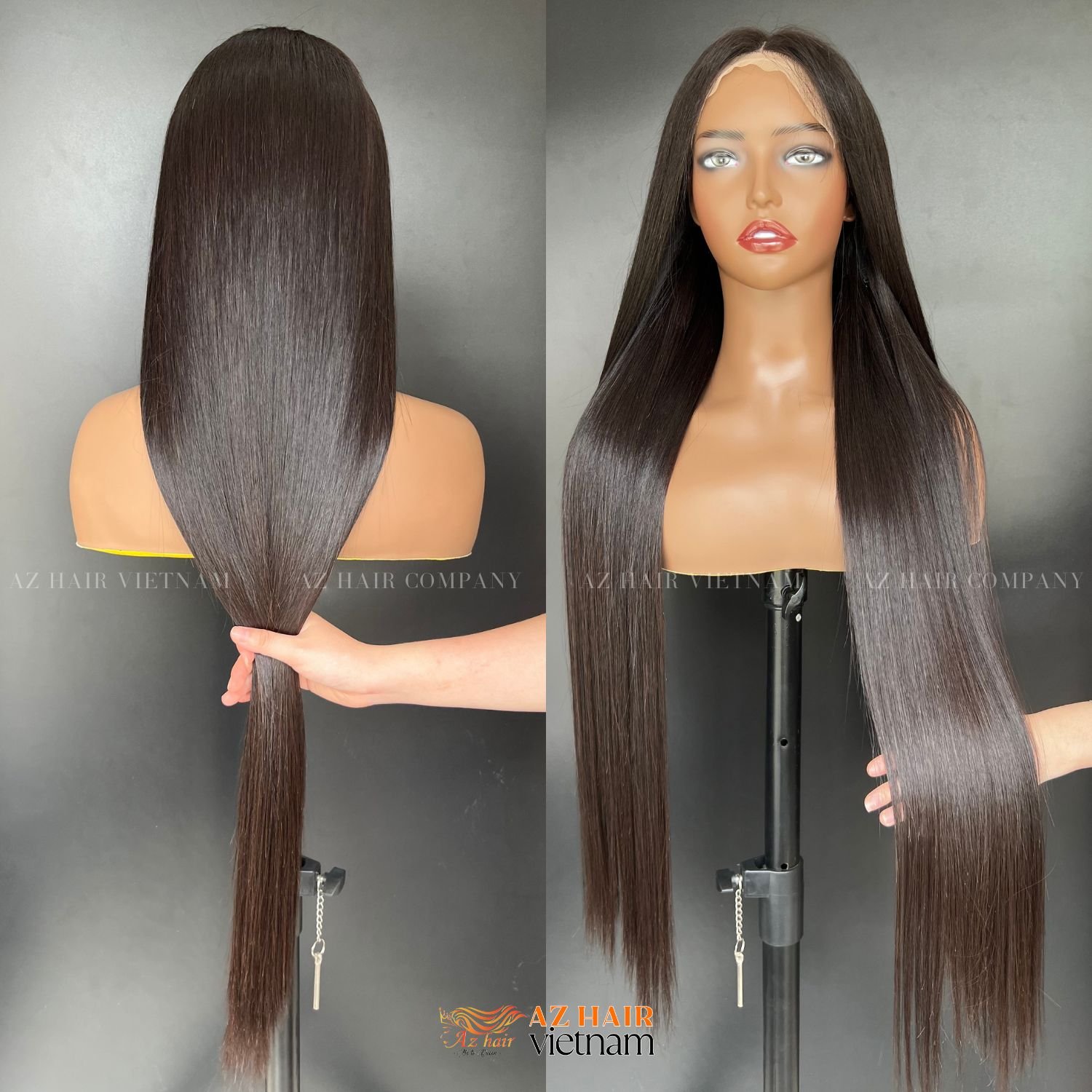 180% Density Full Lace Wig 100% Human Hair Wig Free Hair Customized Color and Style For Back Women